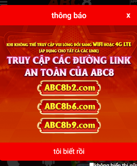 đa dạng link đăng nhập